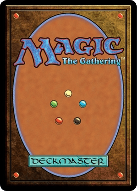 Back of a Magic: The Gathering card showing clean condition